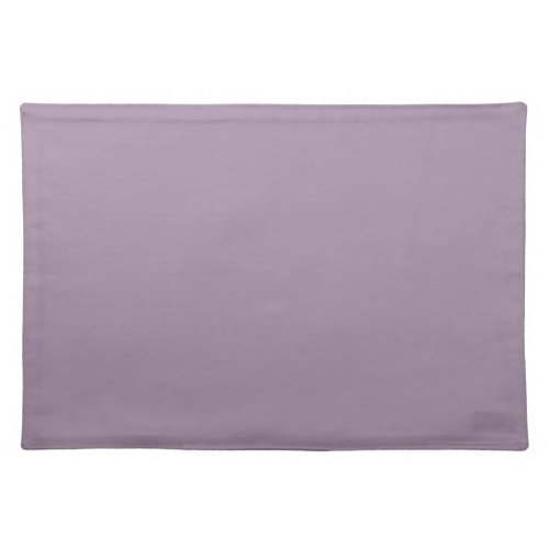 Plain solid color purple dusty lavender cloth placemat