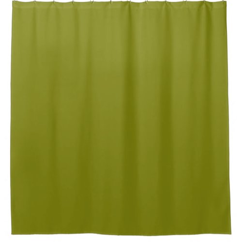Plain solid grape vine green shower curtain