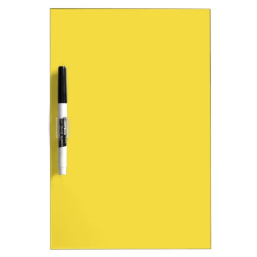 Plain solid illuminating soft yellow dry erase board