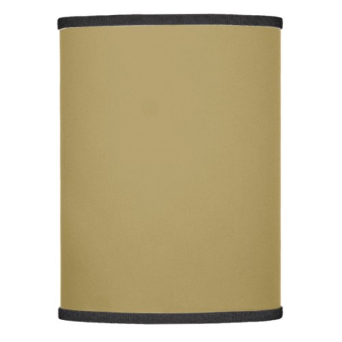 Plain solid pastel antique brass brown beige lamp shade