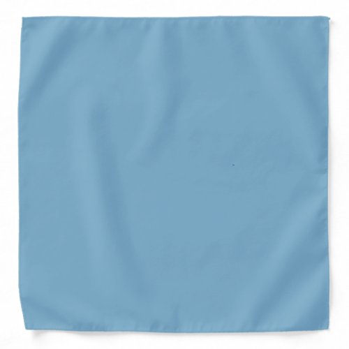 Plain solid pastel dusty blue bandana