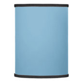 Plain solid pastel dusty blue lamp shade (Left)