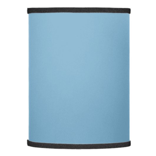 Plain solid pastel dusty blue lamp shade (Left)