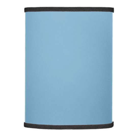 Plain solid pastel dusty blue lamp shade (Right)