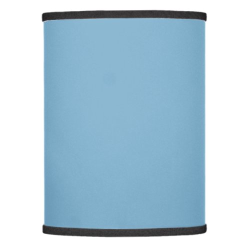Plain solid pastel dusty blue lamp shade