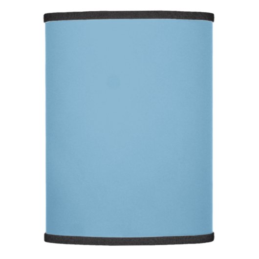 Plain solid pastel dusty blue lamp shade (Front)
