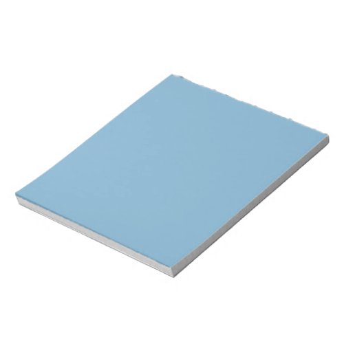 Plain solid pastel dusty blue notepad