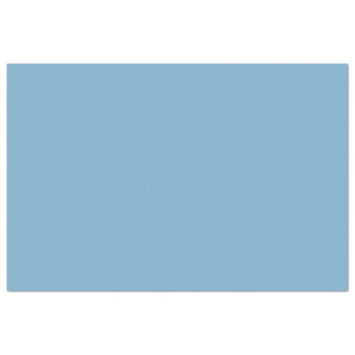 Plain solid pastel dusty blue tissue paper