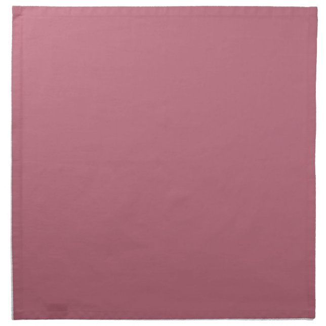 Plain solid pastel dusty rose cloth napkin (Front)