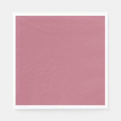 Plain solid pastel dusty rose napkins