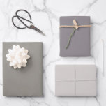 Plain Stone Taupe Timberwolf Gray Shades 3 Tones Wrapping Paper Sheets<br><div class="desc">Discover the captivating beauty of our Gray Shades collection! Immerse yourself in the subtlety of Stone Gray, embrace the understated elegance of Taupe Gray, and command attention with the sophistication of Timberwolf in this 3 grey tones collection. Get ready to elevate your celebrations with a touch of timeless allure using...</div>
