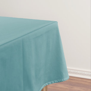 Plain Teal Background Tablecloth