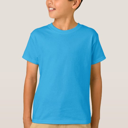 Plain Teal Kids' Hanes Tagless TShirt