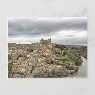 Plain Toledo, Spain, Rio Tajo Castile–La Mancha Postcard