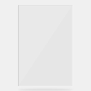 Plain Transparent 24" x 36" Wedding Seating Chart