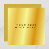 Plain Unique Special Gold Color Background (Front/Back)