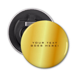 Plain Unique Special Gold Color Background Bottle Opener