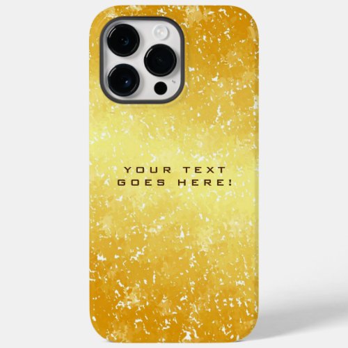 Plain Unique Special Gold Color Background Case_Mate iPhone 14 Pro Max Case