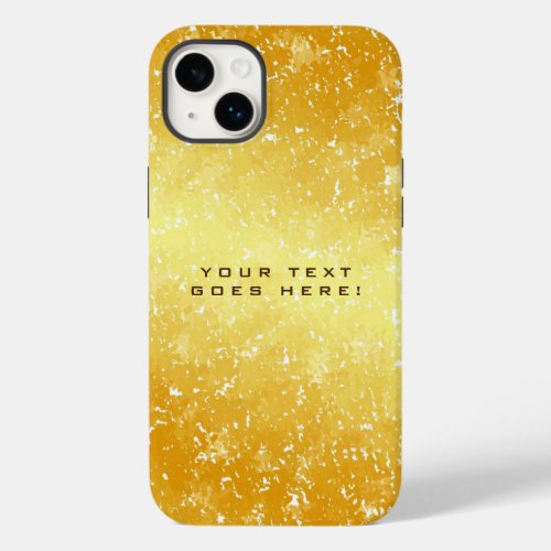 Plain Unique Special Gold Color Background Case_Mate iPhone 14 Plus Case
