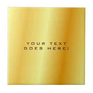 Plain Unique Special Gold Color Background Ceramic Tile
