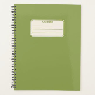 Plain Vintage Color Minimalist Yearly Planner