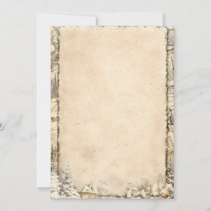 Plain Vintage Parchment Invitation Background Ru