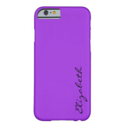 Plain Violet Background Barely There iPhone 6 Case