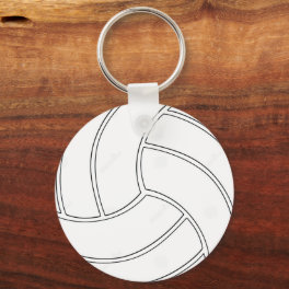 Plain Volleyball Sports Player Keychain (Keyring)