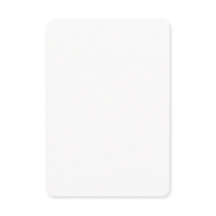 Plain White 3.5" x 5" Matte Blank Baby Shower