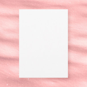 Plain White 3.5" x 5" Matte Blank Birthday Thank You Card