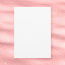 Plain White 5" x 7" Matte Blank Baby Shower