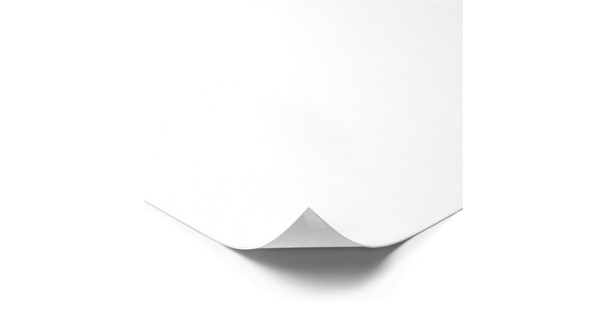Plain White Background No Image Customize Simple Poster | Zazzle