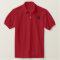 Plain White Classic Polo Shirt Monogram Template