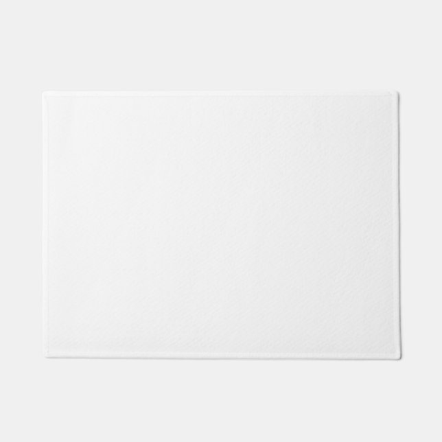 Plain white doormat (Front)