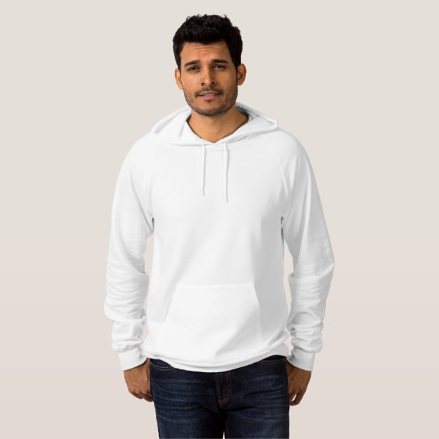 white fleece pullover