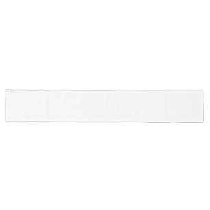 Plain White Long Table Runner