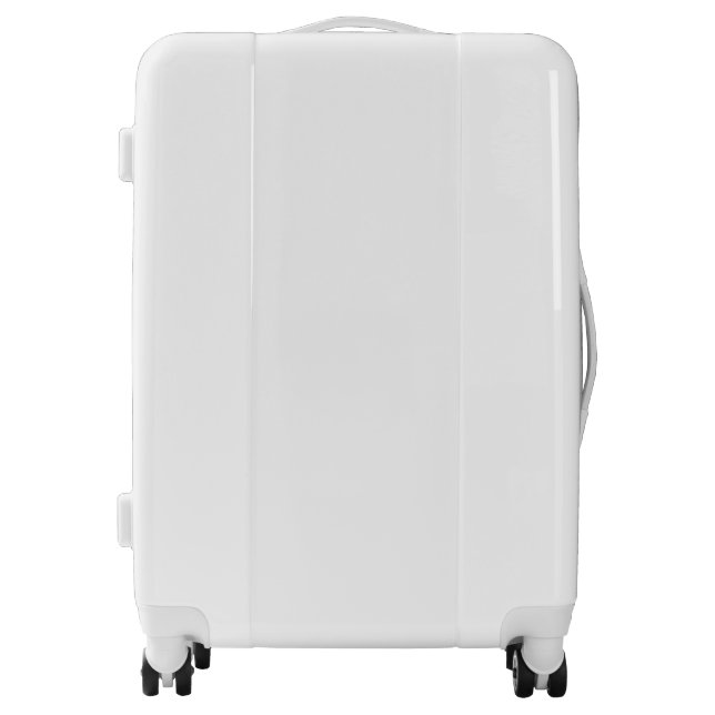 Plain white luggage (Front)