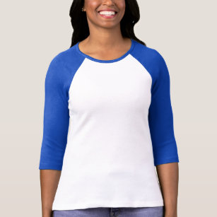 Women's Plain Blue T-Shirts | Zazzle