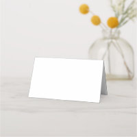 Plain white on sale place cards