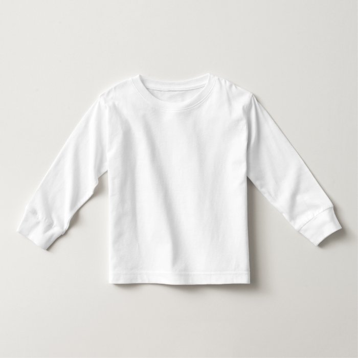 Plain white toddler long sleeve tshirt for kids Zazzle