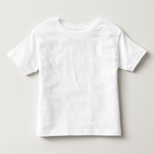 Plain White Toddler Tee T-shirt (Front)
