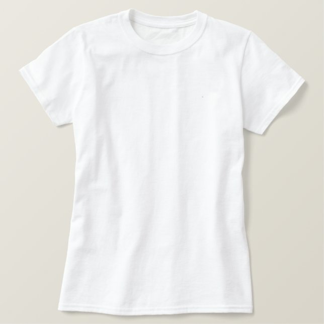 Plain White Tshirt (Design Front)
