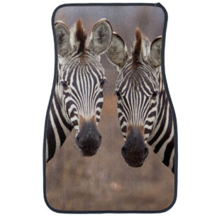 Plain Zebras, Kruger National Park Car Mat