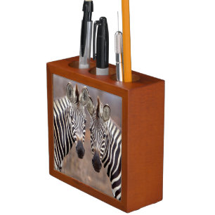 Plain Zebras, Kruger National Park Desk Organizer