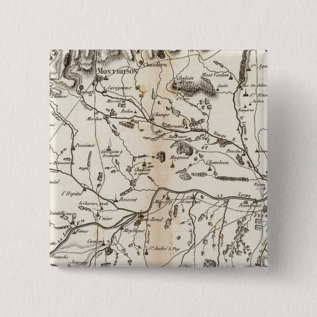 Plaine de Montbrison Pinback Button (Front)