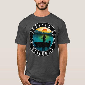 Plainfield Lake Wisconsin Fishing T-Shirt