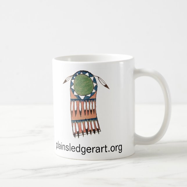 Plains Indian Ledger Art  Publishing Project Coffee Mug (Right)