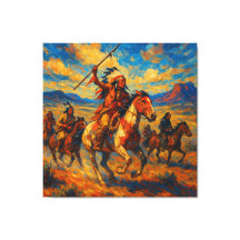 Plains Warriors on the Hunt