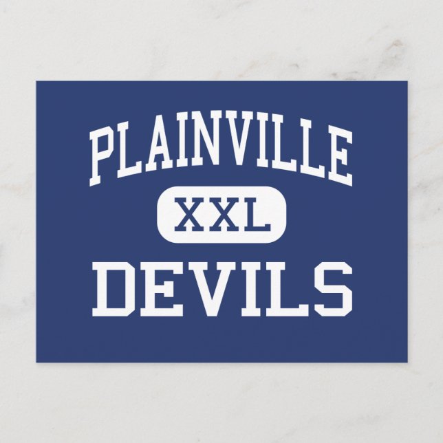 Plainville - Devils - High - Plainville Postcard (Front)
