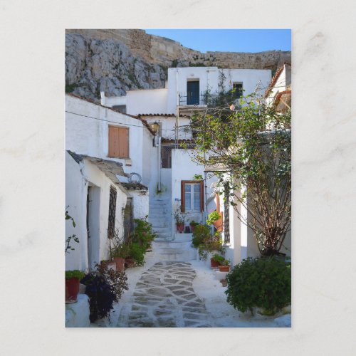 Plaka Athens Postcard